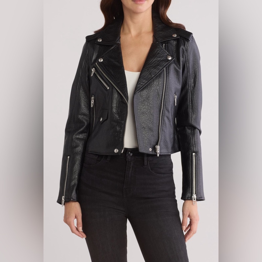 Blank NYC Black Leather Jacket